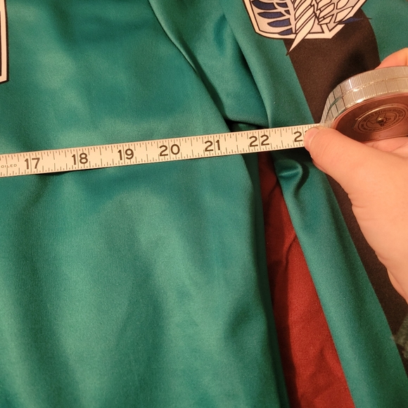 Attack on Titan Anime Cosplay Costume Hoodie Jacket Zip-up Womans XL Mens Large - Picture 2 of 7